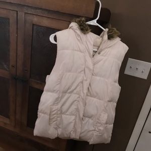 Fleece down vest size large